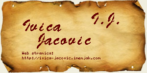 Ivica Jačović vizit kartica